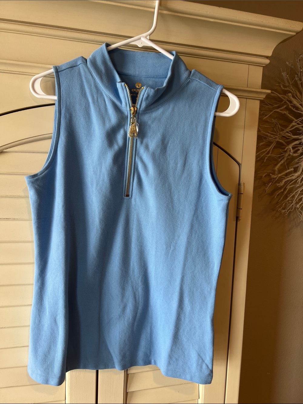 Spartina 449 Blue Sleeveless Top NWOT M